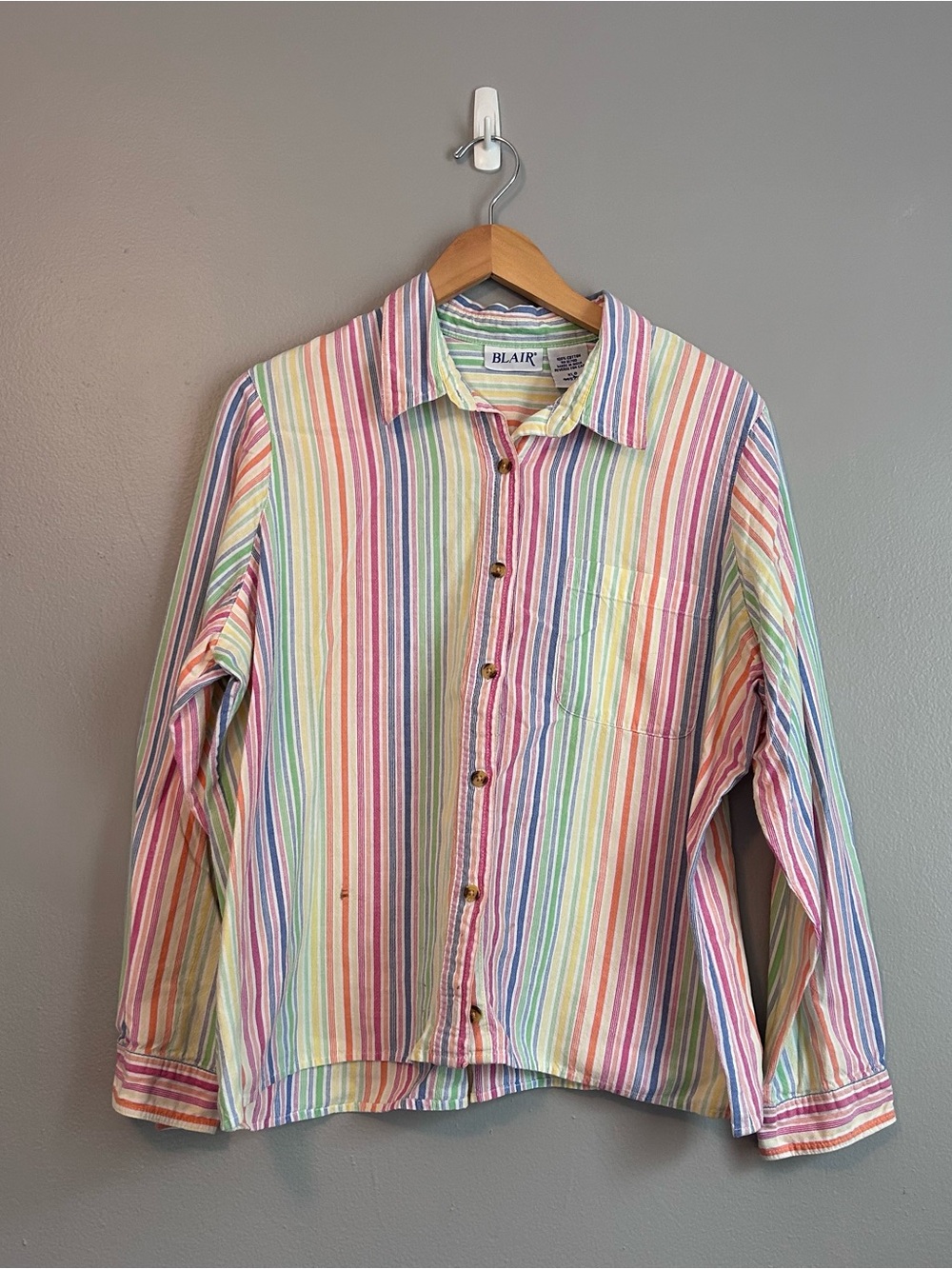 Blair Pastel Multistripe Button-Down Shirt
